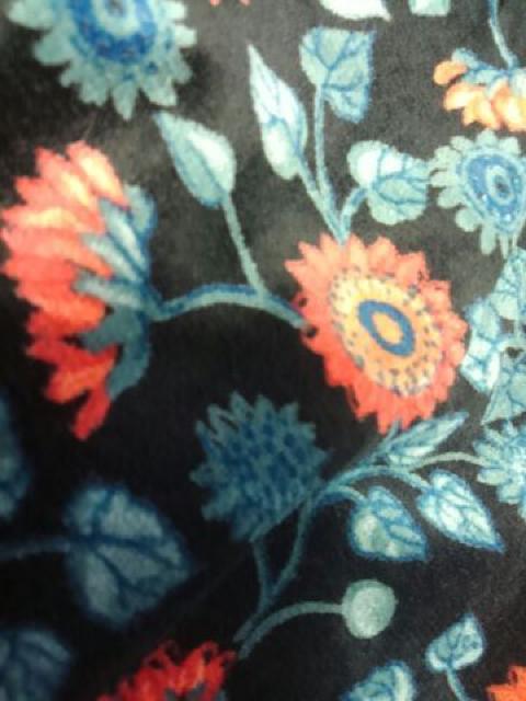 ●K P● ベロア素材花模様スカート 120 < ブランド  ●K P● ベロア素材花模様スカート 120 < ブランドの