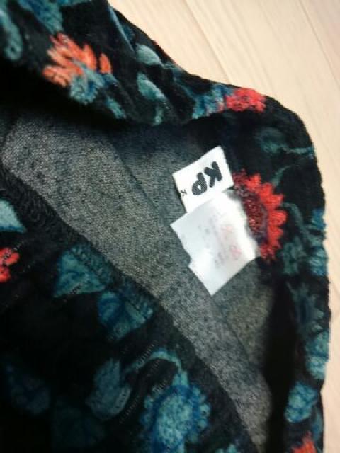 ●K P● ベロア素材花模様スカート 120 < ブランド  ●K P● ベロア素材花模様スカート 120 < ブランドの