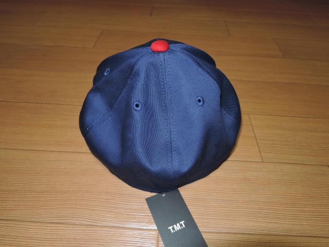 新品 TMT キャップ 赤紺 ステッチロゴ ベースボール ツートン < ブランド 新品 TMT キャップ 赤紺 ステッチロゴ ベースボール ツートン < ブランドの