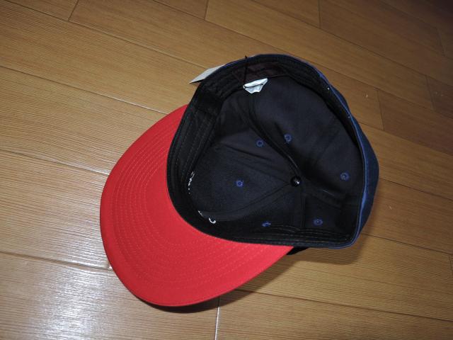 新品 TMT キャップ 赤紺 ステッチロゴ ベースボール ツートン < ブランド 新品 TMT キャップ 赤紺 ステッチロゴ ベースボール ツートン < ブランドの