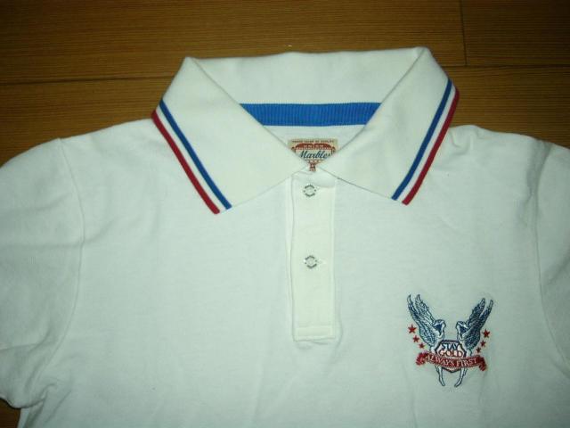 MARBLES マーブルズ 鹿の子 ポロシャツ S 白 ラインポロ TMT < ブランド MARBLES マーブルズ 鹿の子 ポロシャツ S 白 ラインポロ TMT < ブランドの