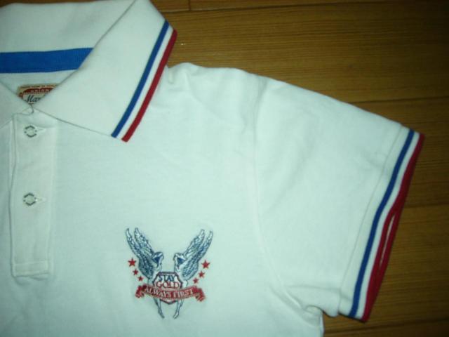 MARBLES マーブルズ 鹿の子 ポロシャツ S 白 ラインポロ TMT < ブランド MARBLES マーブルズ 鹿の子 ポロシャツ S 白 ラインポロ TMT < ブランドの