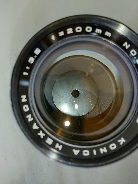 KONICA HEXANON 200mm i t[ht  Ɠd/AV 