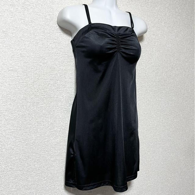 【新品/S】艶やかサテン素材☆スリップ☆ペチコートワンピース < 女性ファッション  【新品/S】艶やかサテン素材☆スリップ☆ペチコートワンピース < 女性ファッションの