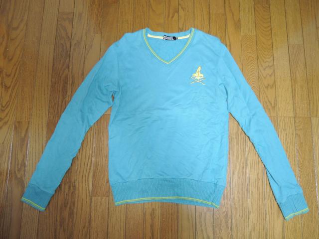 HYSTERIC GLAMOUR ヒステリックグラマー V字 スウェット調 カットソー M ガール 刺繍 ステッチ < ブランド  HYSTERIC GLAMOUR ヒステリックグラマー V字 スウェット調 カットソー M ガール 刺繍 ステッチ  < ブランドの