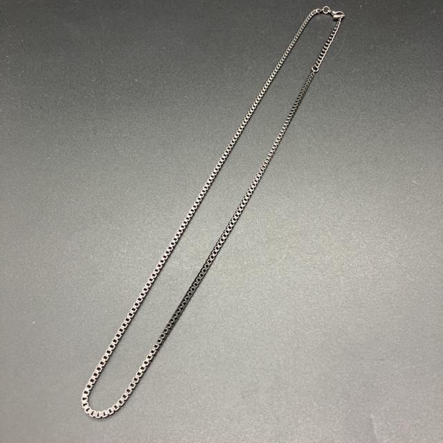 即決 ブラック ネックレスチェーン 58cm < 男性アクセサリー/時計  即決 ブラック ネックレスチェーン 58cm < 男性アクセサリー/時計の