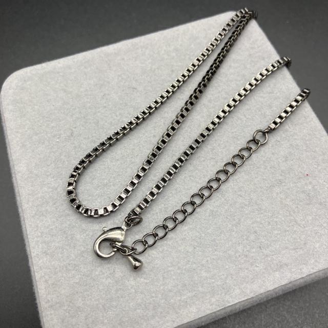 即決 ブラック ネックレスチェーン 58cm < 男性アクセサリー/時計  即決 ブラック ネックレスチェーン 58cm < 男性アクセサリー/時計の
