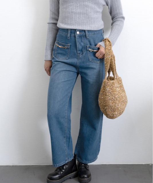 送料無料 新品 ニットバッグ ハンドバッグ 韓国風 < 女性ファッション  送料無料 新品 ニットバッグ ハンドバッグ 韓国風 < 女性ファッションの