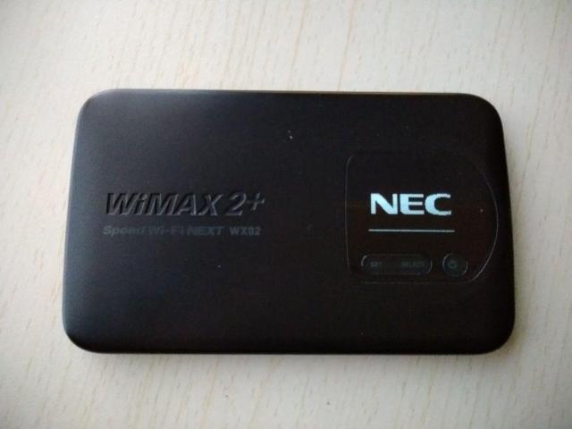Speed Wi-Fi NEXT WX02 UQ WiMAX 2+ Wi-Fiルーターと取扱説明書のみ < PC本体/周辺機器  Speed Wi-Fi NEXT WX02 UQ WiMAX 2+ Wi-Fiルーターと取扱説明書のみ  < PC本体/周辺機器の