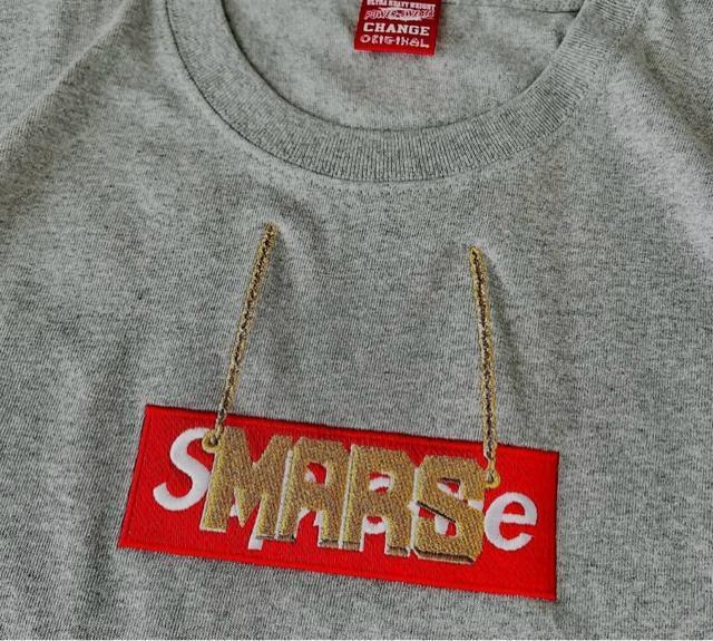 Change MARS BOX LOGO S/S Top(Grey)  jt@bV 