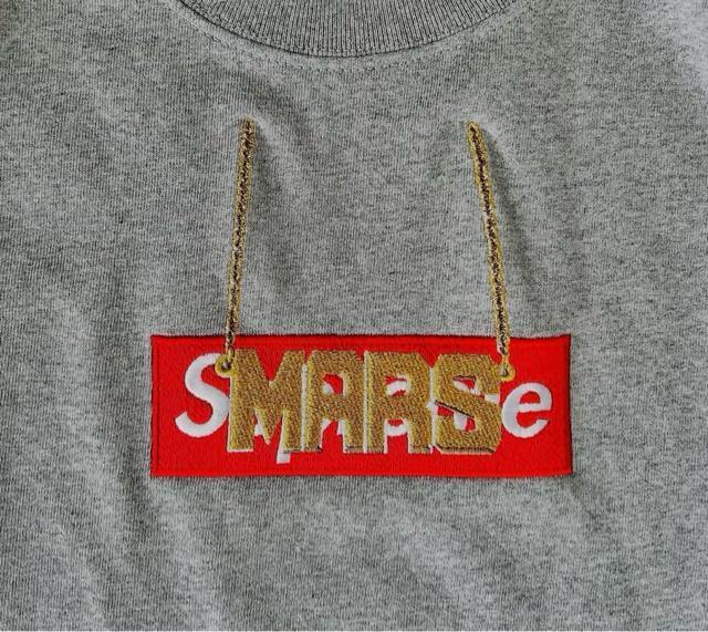 Change MARS BOX LOGO S/S Top(Grey)  jt@bV 