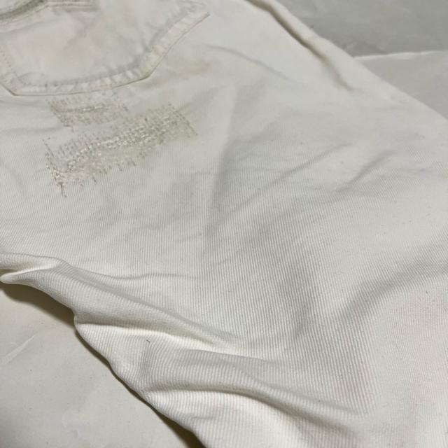 【DIESEL / ディーゼル】【SAFADO】 ダメージ加工 / デニム 30 ホワイト ストレートジーンズ < ブランド  【DIESEL / ディーゼル】【SAFADO】 ダメージ加工 / デニム 30 ホワイト ストレートジーンズ < ブランドの