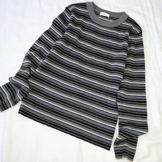 LOWRYS FARM☆マルチボーダーリブニット < ブランド LOWRYS FARM☆マルチボーダーリブニット < ブランドの