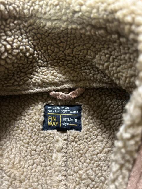 FINWAY ボアジャケット ベージュ もこもこフリース 防寒アウター** < 女性ファッション FINWAY ボアジャケット ベージュ もこもこフリース 防寒アウター** < 女性ファッションの