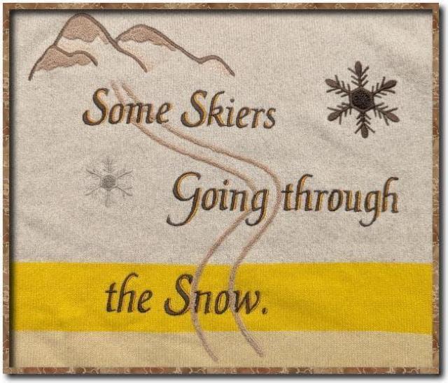 ダックススクアドロン 刺繍入りアンゴラ混ニット < ブランド ダックススクアドロン 刺繍入りアンゴラ混ニット < ブランドの