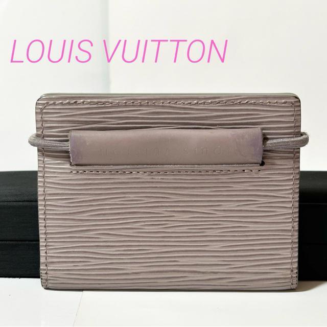 LOUIS VUITTON ���C���B�g�� �G�s �|���g�J���g�E�g�����X�|�[�g MI0032 �J�[�h�P�[�X �p�X�P�[�X ���h����  �� �u�����h�� 