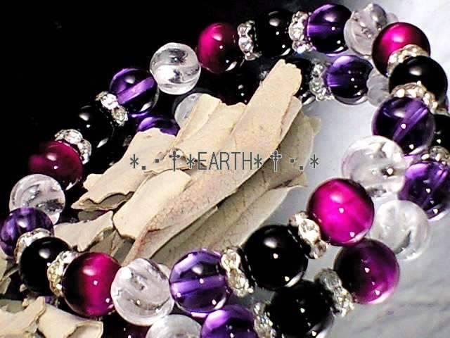 天然石★8ミリアメジスト・オニキス・水晶・ピンクタイガ-アイ < 女性アクセサリー/時計 天然石★8ミリアメジスト・オニキス・水晶・ピンクタイガ-アイ < 女性アクセサリー/時計の