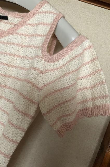 新品【イング】肩開きボーダーカットソー 定価4290円 < ブランド  新品【イング】肩開きボーダーカットソー 定価4290円 < ブランドの