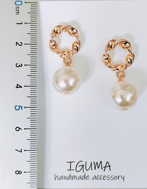 ハンドメイド ピアス パール < 女性ファッション  ハンドメイド ピアス パール < 女性ファッションの