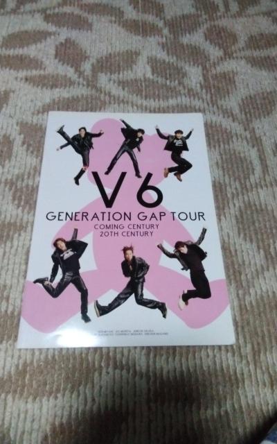 V6  パンフレット  generation Gap tour < タレントグッズ  V6  パンフレット  generation Gap tour  < タレントグッズの