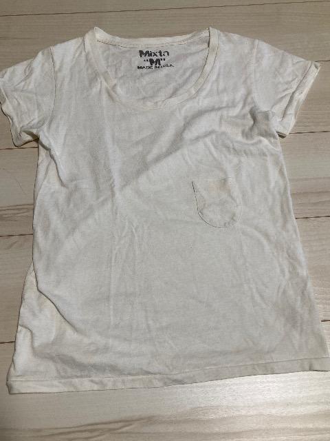 ☆Mixta ミクスタ Made in U.S.A☆オフホワイトTシャツ < 女性ファッション  ☆Mixta ミクスタ Made in U.S.A☆オフホワイトTシャツ  < 女性ファッションの