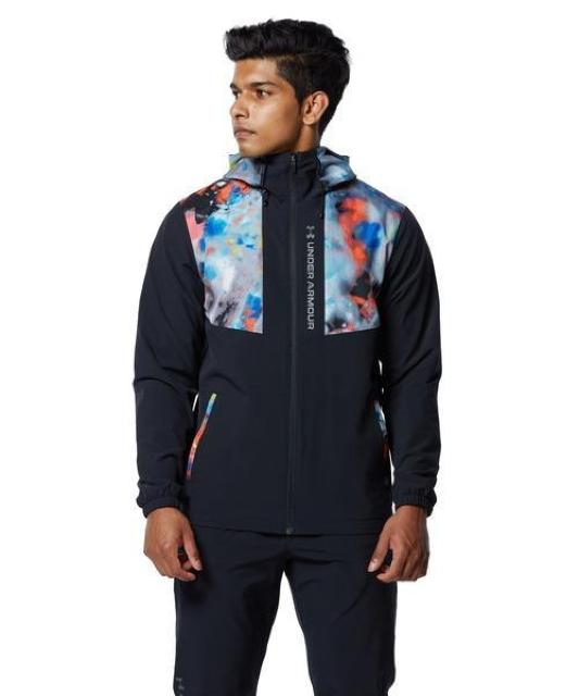 ☆UNDER ARMOUR アンダーアーマー プリント ロゴ パーカー ブルゾン/メンズ/M☆新作モデル < ブランド ☆UNDER ARMOUR アンダーアーマー プリント ロゴ パーカー ブルゾン/メンズ/M☆新作モデル < ブランドの