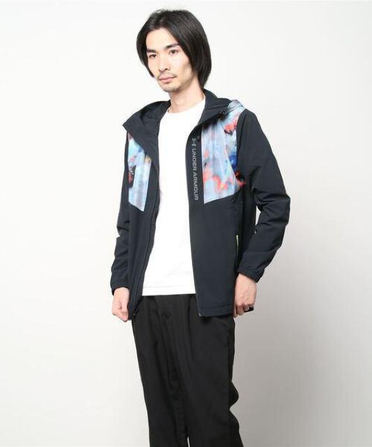 ☆UNDER ARMOUR アンダーアーマー プリント ロゴ パーカー ブルゾン/メンズ/M☆新作モデル < ブランド ☆UNDER ARMOUR アンダーアーマー プリント ロゴ パーカー ブルゾン/メンズ/M☆新作モデル < ブランドの