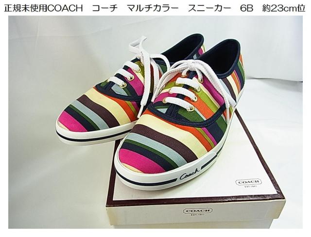 500�~�X�^�����K�@���g�p�@COACH�@�R�[�`�@�}���`�J���[�@�X�j�[�J�[�@6B�@��23cm�� 