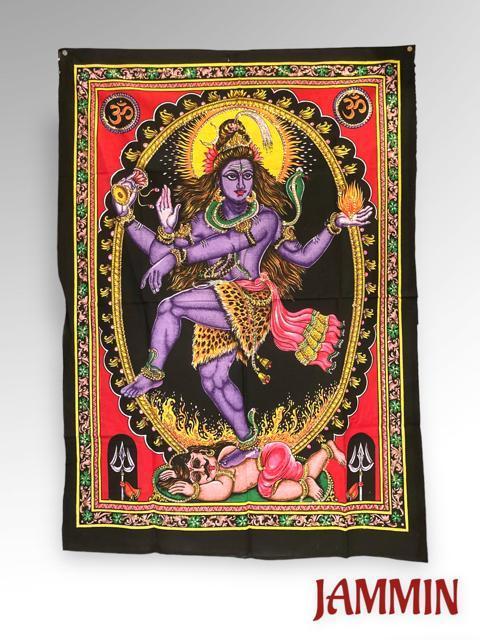 シヴァ神タペストリー ダンシングシヴァ ダンス タペストリー 神様 アジアン < インテリア/ライフ シヴァ神タペストリー ダンシングシヴァ ダンス タペストリー 神様 アジアン < インテリア/ライフの