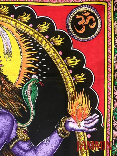 シヴァ神タペストリー ダンシングシヴァ ダンス タペストリー 神様 アジアン < インテリア/ライフ シヴァ神タペストリー ダンシングシヴァ ダンス タペストリー 神様 アジアン < インテリア/ライフの