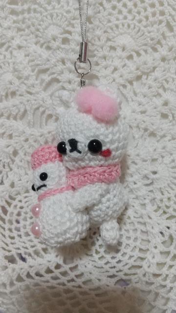 雪だるまと白くま*編みぐるみストラップ < ペット/手芸/園芸 雪だるまと白くま*編みぐるみストラップ < ペット/手芸/園芸の
