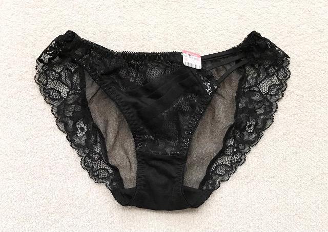 エメフィール ビキニ ショーツ Mサイズ 3ライン&バックシースルー ブラック < 女性ファッション エメフィール ビキニ ショーツ Mサイズ 3ライン&バックシースルー ブラック < 女性ファッションの