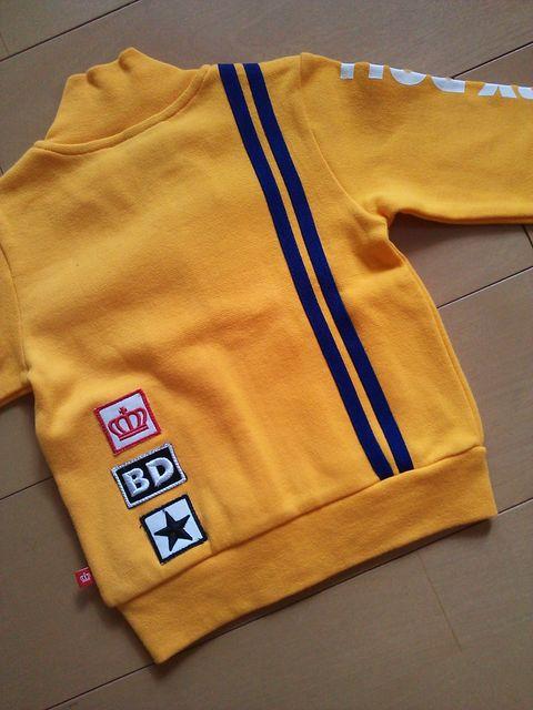 新品2ラインジャケット80黄ベビドBABYDOLLベビードール < ブランド 新品2ラインジャケット80黄ベビドBABYDOLLベビードール < ブランドの