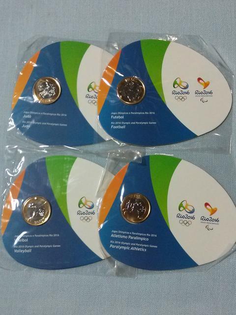 ◎リオデジャネイロ オリンピック・パラリンピック 公式記念コイン4枚セット◎リオ 2016 < ホビー  ◎リオデジャネイロ オリンピック・パラリンピック 公式記念コイン4枚セット◎リオ 2016  < ホビーの