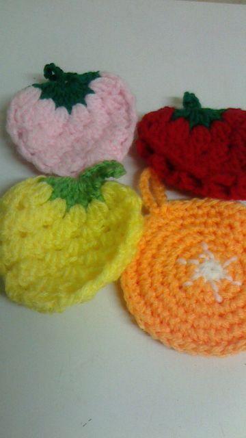 抗菌毛糸使用アクリルタワシイチゴ形&みかん形4点ハンドメイド < ペット/手芸/園芸  抗菌毛糸使用アクリルタワシイチゴ形&みかん形4点ハンドメイド  < ペット/手芸/園芸の