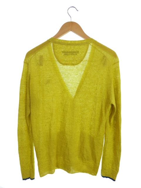 ☆バーバリーブラックレーベル リネン ニットカーディガン/メンズ/2 < ブランド  ☆バーバリーブラックレーベル リネン ニットカーディガン/メンズ/2 < ブランドの