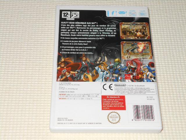 Wii★GUILTY GEAR XX CORE 海外版★箱付・説明書付・ソフト付 < ゲーム本体/ソフト Wii★GUILTY GEAR XX CORE 海外版★箱付・説明書付・ソフト付 < ゲーム本体/ソフトの