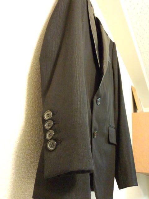 正規 激レア ディオールオム レザー調スモーキングジャケット 38 黒 最小 ラグジュアリーテーラードJK クラシックドレススーツ < ブランド 正規 激レア ディオールオム レザー調スモーキングジャケット 38 黒 最小 ラグジュアリーテーラードJK クラシックドレススーツ < ブランドの