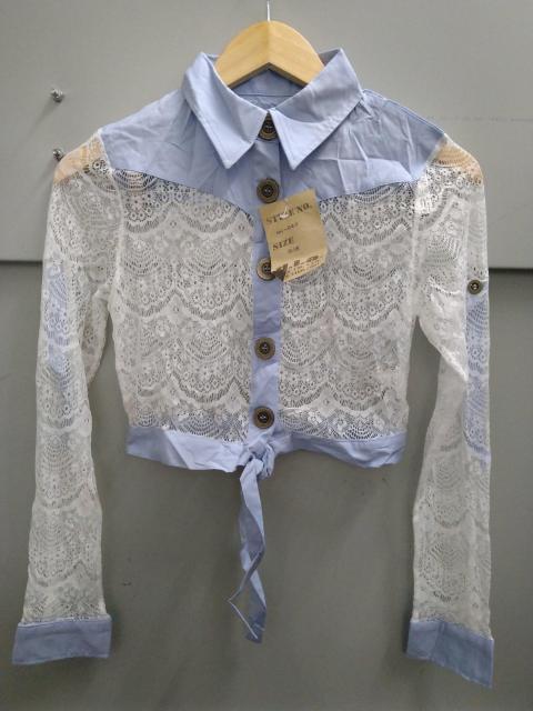 d.i.a☆ダンガリー×レース長袖シャツ < ブランド d.i.a☆ダンガリー×レース長袖シャツ < ブランドの