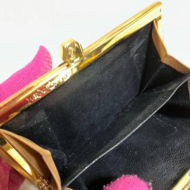 【ヴィンテージ】【イヴサンローラン】 がま口 / レザー / 三つ折り財布 < ブランド  【ヴィンテージ】【イヴサンローラン】 がま口 / レザー / 三つ折り財布 < ブランドの