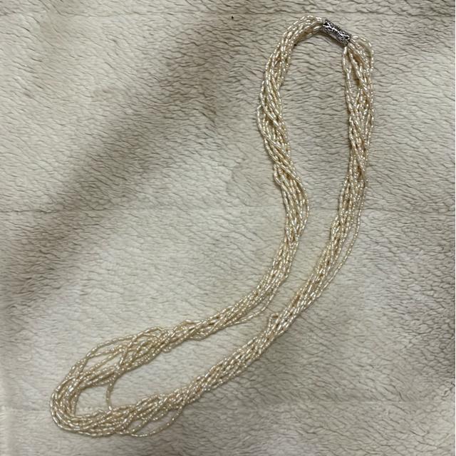 淡水パールネックレス < 女性アクセサリー/時計 淡水パールネックレス < 女性アクセサリー/時計の