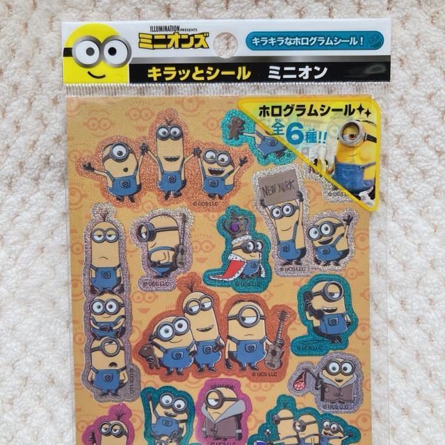 新品 ミニオン ホログラム シール ステッカー デコ コラージュ シール帳 No.01 N2m < インテリア/ライフ 新品 ミニオン ホログラム シール ステッカー デコ コラージュ シール帳 No.01 N2m < インテリア/ライフの