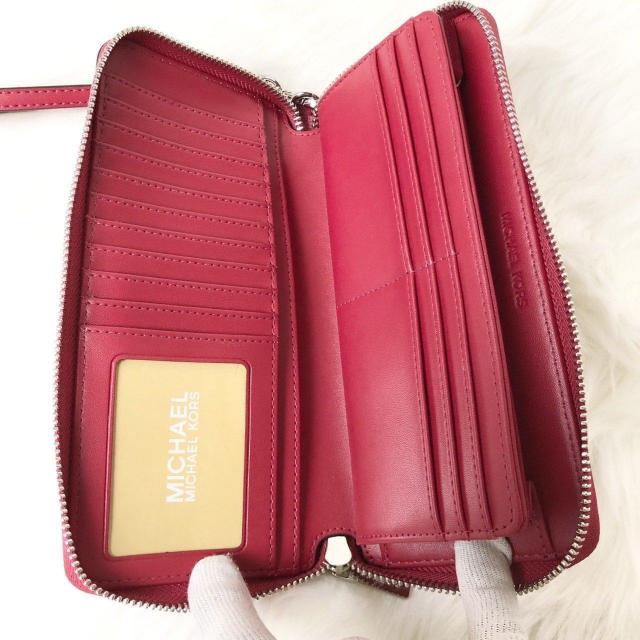【極美品】MICHAEL KORS マイケルコース 長財布 JET SET スタッズ パッチワーク コンチネンタル ウォレット < ブランド 【極美品】MICHAEL KORS マイケルコース 長財布 JET SET スタッズ パッチワーク コンチネンタル ウォレット < ブランドの