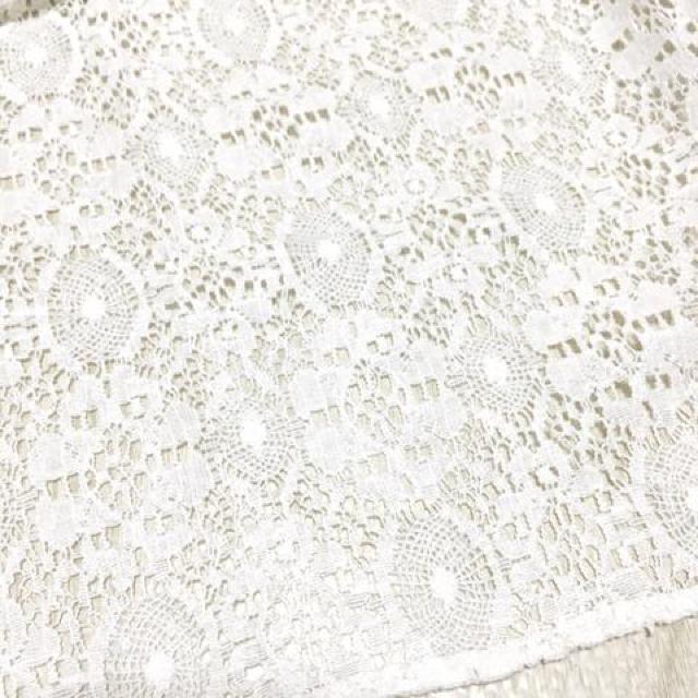 【美品】花柄レースポンチョ/GU/ホワイト/M/サテンリボン < 女性ファッション  【美品】花柄レースポンチョ/GU/ホワイト/M/サテンリボン < 女性ファッションの