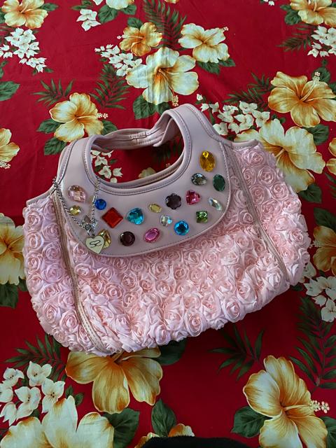 新品☆SAVOY☆ピンク薔薇デザイン☆宝石キラキラbag☆ < ブランド 新品☆SAVOY☆ピンク薔薇デザイン☆宝石キラキラbag☆ < ブランドの