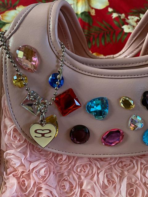 新品☆SAVOY☆ピンク薔薇デザイン☆宝石キラキラbag☆ < ブランド 新品☆SAVOY☆ピンク薔薇デザイン☆宝石キラキラbag☆ < ブランドの