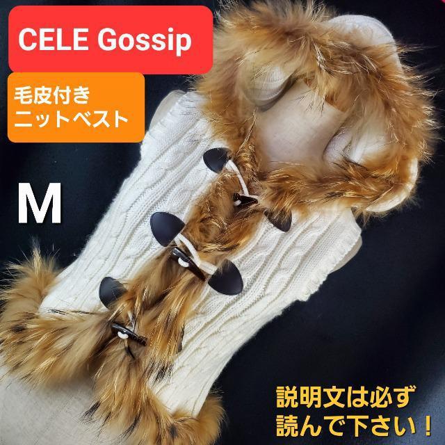 送料込み★毛皮付き!激可愛い(^O^)/ニットベスト★M★ < 女性ファッション  送料込み★毛皮付き!激可愛い(^O^)/ニットベスト★M★  < 女性ファッションの