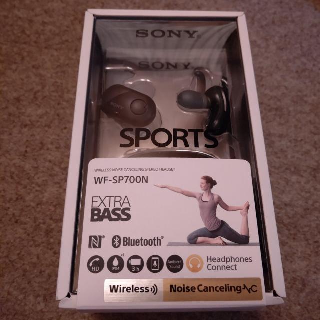 SONY WF-SP700N(B) イヤホン 美品 ワイヤレス 正規品 ソニー < 家電/AV  SONY WF-SP700N(B) イヤホン 美品 ワイヤレス 正規品 ソニー < 家電/AVの