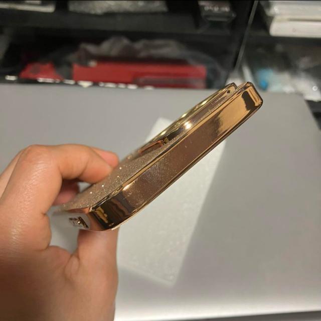 【保管未使用品】【グリッターゴールド】 iPhoneケース < 家電/AV  【保管未使用品】【グリッターゴールド】 iPhoneケース < 家電/AVの