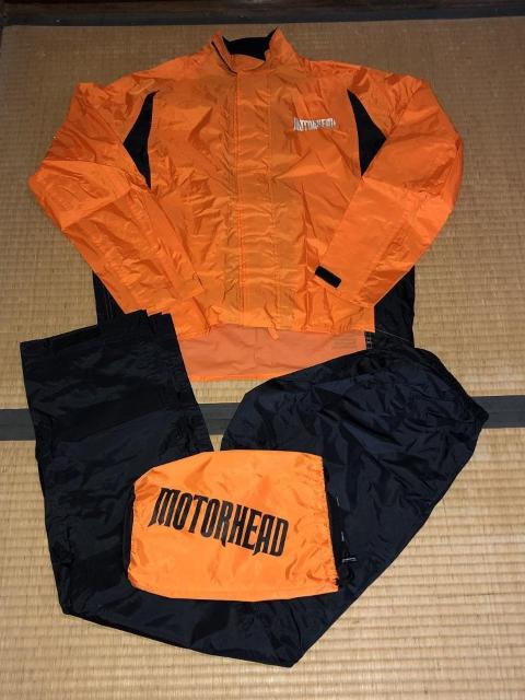 超美品!モータヘッド レインウエア上下セット+ソフトケース L < 自動車/バイク 超美品!モータヘッド レインウエア上下セット+ソフトケース L < 自動車/バイク